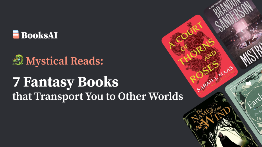 Best Books set in Fantasy Worlds that Transport you