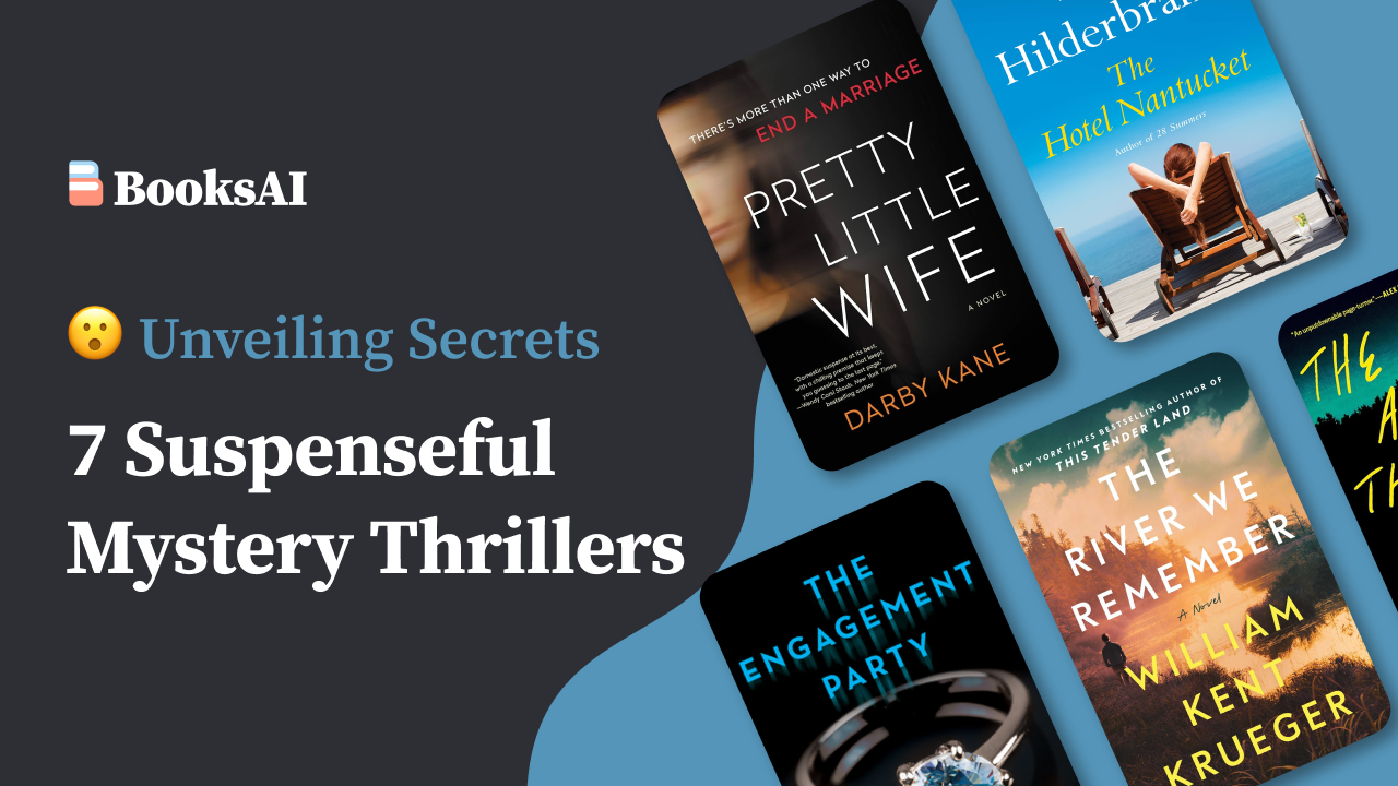 7 Suspenseful Mystery thriller books to read